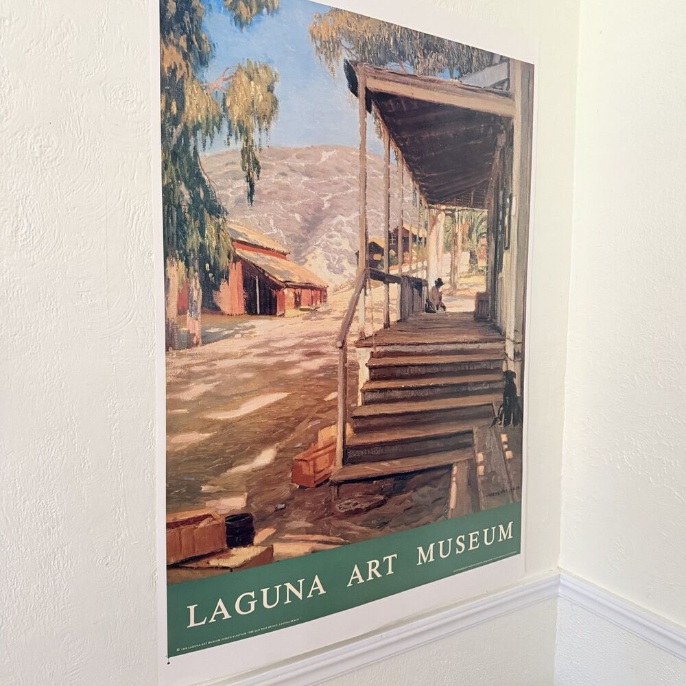 Joseph Kleitsch The Old Post Office Laguna Beach Art Museum Poster Print 40x28” - Picture 2 of 14